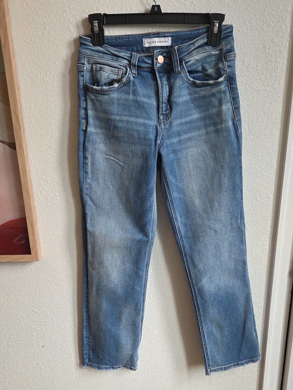 Flying Monkey Medium Wash Straight Leg Jeans